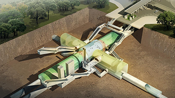 重慶軌道交通三號(hào)線(xiàn)紅旗河溝車(chē)站