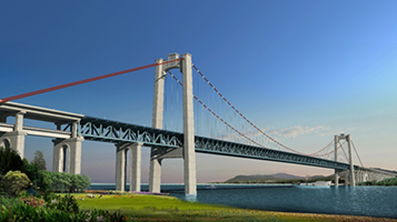 連鎮(zhèn)鐵路五峰山長江大橋主纜索股制作